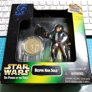 Star Wars Bespintin Han solo coin Power of the Force New unopened Star Wars