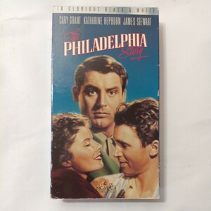 ZAA-ZVD19 ♪ "Filadelphia Monogatari" Catherine Hepburn VHS The Philadelphia Story Cary Grant, James Stewart &amp; Katharine Hepburn