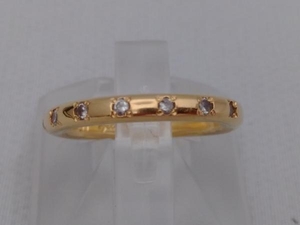 AGETE Agat K18 Gold # 7 Diamond 0.11ct 3.6g brand Accessories Store can be received