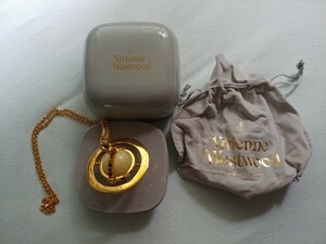 Giant Orb Vivienne Westwood Accessories Necklace Pendant Orb Gold GOLD Rare Vivian Box Rare