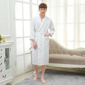 100% cotton bathrobe gender S ML XL White