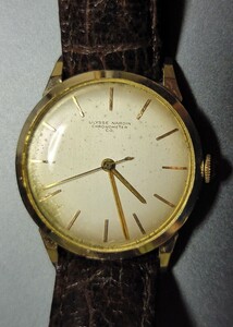 Antique Urisnardan 14 Solid Chronometer Rare Rare Ulysse Nardin hand -rolled