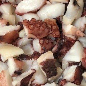Cut octopus commercial Indonesian IN1 Boyle Cut octopus 6/7g 1kg Pack