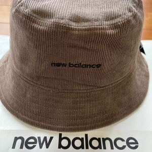 Free Shipping NEW BALANCE New Balance NB Corduroy Bucket Hat Inspired Satin Fabric LINING Double Structural Sweat with Sweat Unisex Rare MUSHROOM (Bargain) New