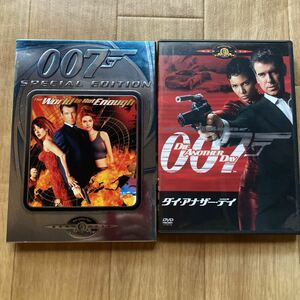 Free Shipping Used DVD 2 sets [007 World Is Knot Inf / 007 Die Another Day] Spy Option 980