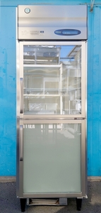 Vertical 2 door refrigerated showcase 100V Hoshizaki RS-63ZT-2G 093