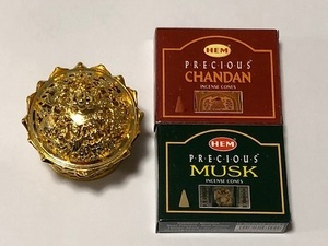 New Precious Candan + Precious Musuk + incense burner set healing fashionable