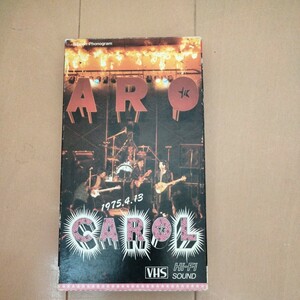 Carol Burning Carol Last Live VHS Video Tape