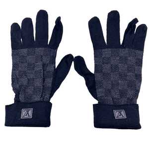 [Used] LOUIS VUITTON Louis Vuitton Men's gloves Damier Graphit M70006 Gon Petit Damier 23017759 YM