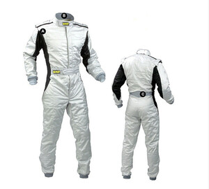 Automobile protection body suit F1 car race venue overall ATU VTV Motorcycle racer combo cart XS ~ 4XL white
