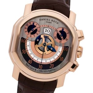 ★ DANIEL ROTH ★ Daniel Rot Eriposo Carbex Papillon Chronograph K18RG Luxury Watch Rare Beauty! ! difficult to get! !