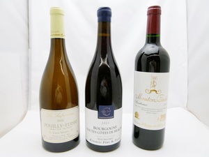 A23-2273 [Set of 3 wine] Burgundy Court Dobone Rouge Ball Girl/Mouton Kade/Pui Fussey Kuromari 750ml