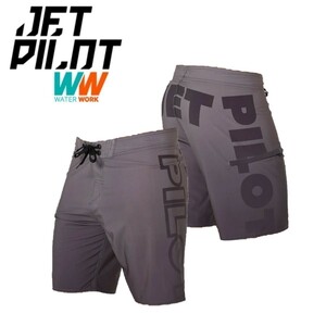 Jet Pilot JETPILOT 2024 Board Pants Free Shipping Dividide Board Shorts S23904 Charcoal 40 Sea Bread
