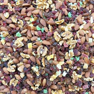Dried fruit mix nut 800g /unglazed almond raw walnut cranberry raisin pine mango papayer melon strawberry kiwi D