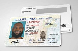 NBA Lakers [LeBron James /LEBRON JAMES] Pro Basketball Player /ID Card /Replica /Collection -1