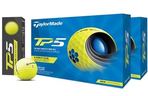 ★ Special price ★ New ★ Taylor Made ★ TP5 Golf ball ★ Yellow ★ 2 dozen ★ Japan Genuine ★
