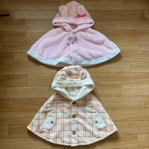 Baby Poncho ☆ Autumn, Born in Winter ☆ 2 pieces set ☆ Use ☆ Preparation for childbirth