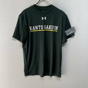Kanto Gakuin Junior High School Shirt Short Sleeve Wear Green/Green M size UNDER ARMOUR/Under Armor Green/Green G1484