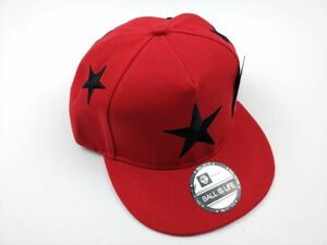 Star embroidery cap hats for children HIPHOP Red Red Fixed Thailand