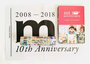 New*MT 10th Anniversary TOKYO TAROID limited masking tape complete*Tokyo Pattern Monorail Poster Sunrise Hanwood*Prompt decision