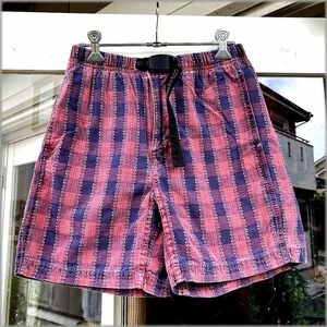 ★ GRAMICCI Gramichi 90S USA Check -pattern shorts Pants Ladies Ladies XS ★ Inspection Outdoor shorts used clothes