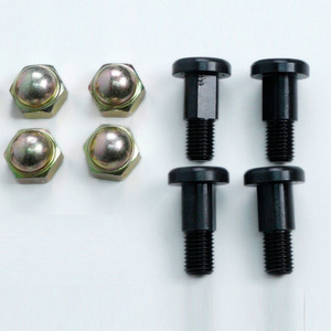 Wide blade wing more -free knife bolt nut for installation bolt nuts x 4 sets two -sided mowing machine