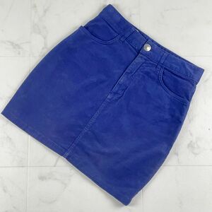 Maison KitSune Maison Kitsune Cotton Tight Skirt Typhoon Skirt Ladies Bottoms Blue Blue Size S*HC27