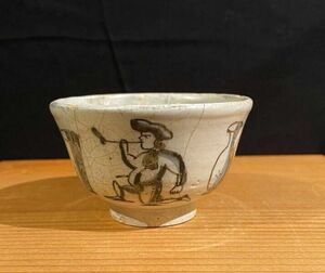 17th Century Delft Cup Owalk Antique Old Folk Crafts Pottery Glass Craftsman