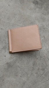 [Handmade] 6 high -quality Nume leather cards that grow in candy color+α storage money clip