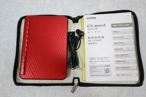 E4329 Y L CASIO Casio Electronic Dictionary EX-WORD XD-JTZ6000 Red