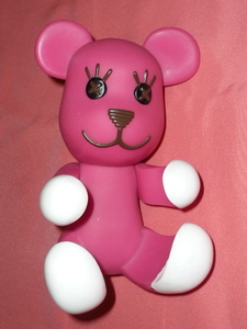 Extreme rare! Kawaii ♪ Postpet Post Pet Bear Momo Mouse Holder Mascot Figure ☆