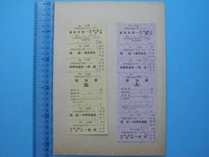 (B29) 568 Ticket Railway Ticket Soft Ticket Ticket Tobu Tobu Railway Chuzenji Onsen 1 night Coupon Paste on the Typon