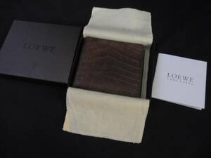 Beauty box Love Kuroko 2 -fold wallet card holder LOEWE Python X