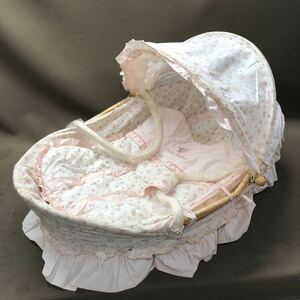 N 2039 Used goods [Natural Materials Kuhan Duvet Set] Baby Kago Basket Baby Carry Baby Baby Baby Baby/For Pets