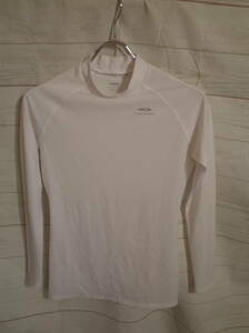 Ladies PH889 Tigora TIGORA High Neck Long Sleeve Compression Shirt T -Shirt M White White