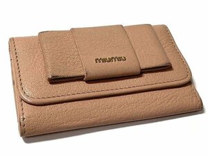 MIUMIU Miu Miu 6 -key case Leather Pink Italy