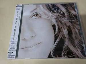 セリーヌ・ディオン「ザ・ベリー・ベスト」中古CD　帯あり　Celine Dion タイタニック