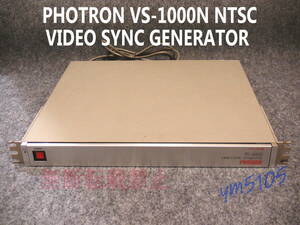Photron Video/Sync Generator VS-1000N NTSC Sync Generator (Synchronous Signal generator) Junk power/some operation confirmation