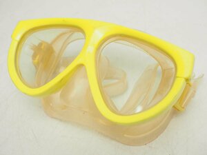 USED ​​diving 2 -eye mask clear silicon scuba diving supplies [P55760]