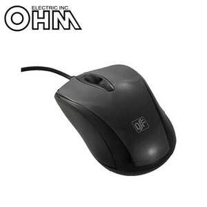 OHM optical mouse M size black PC-smo1M-K
