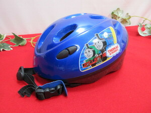 8OH6211　子ども用 自転車用ヘルメット　トーマス　サイズ４６～５２　ブルー　２～５歳くらい　機関車トーマス