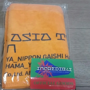 XIA Junsu Incredible2013 Yokohama Limited Goods Orange Color Slogant towel Concert Official Goods Kim Juns JYJ Valuable Rare Goods