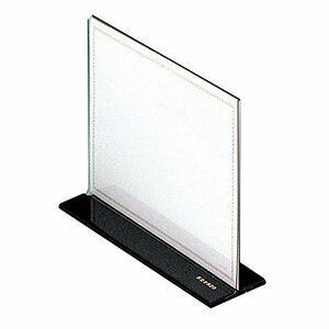 Hawk seal pop stand table menu 34-2820 T type medium transparent pet resin