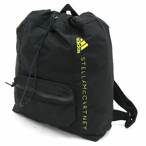 Adidas by Stella McCartney Backpack HG8640 Black Yellow Recycling Polyester New unused