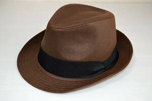 Large size crack leather middle broken hat 10446 Basic BR
