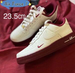 [Free Shipping] [New] 23.5㎝ NIKE WMNS AIRFORCE1'07 SE 40th Anniversary Nike Women's Air Force 1'07 SE 40th Anniversary Team Red