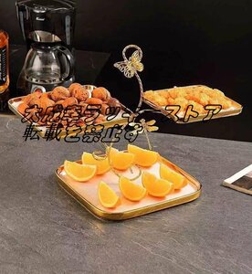 Popular new ★ Luxury tableware ★ Plate afternoon tea fruit tray dish 3 -stage set Pottery Ceramics Z1160