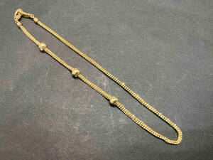 [Prompt decision] K18 27㎝ 5.9g Bracelet gold 18 gold