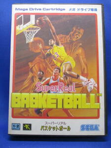 R6 ■ Used Super Real Basketball Super Real BASKETBALL Mega Drive