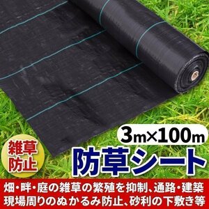 ▼ Beguses 3 m × 100 m Large area exclusively for large area per 100 meters solar panels Forgien gardening gardening gardening black black agriculture